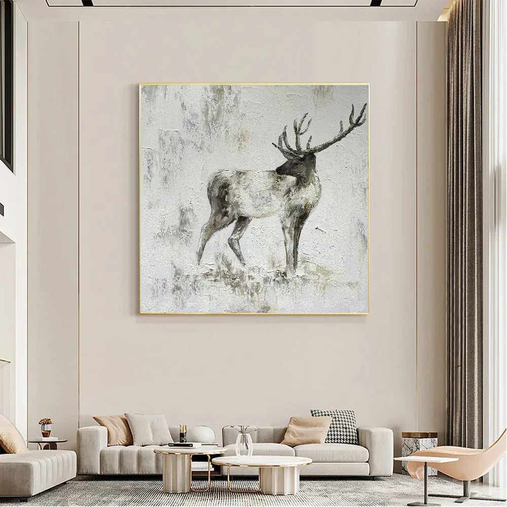 Abstract Animal Canvas Art #DW018