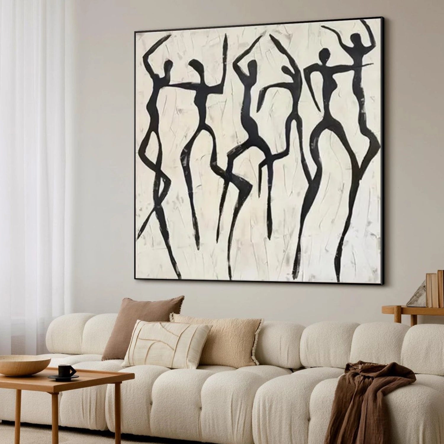 Black and White Abstract Wall Art #VA157