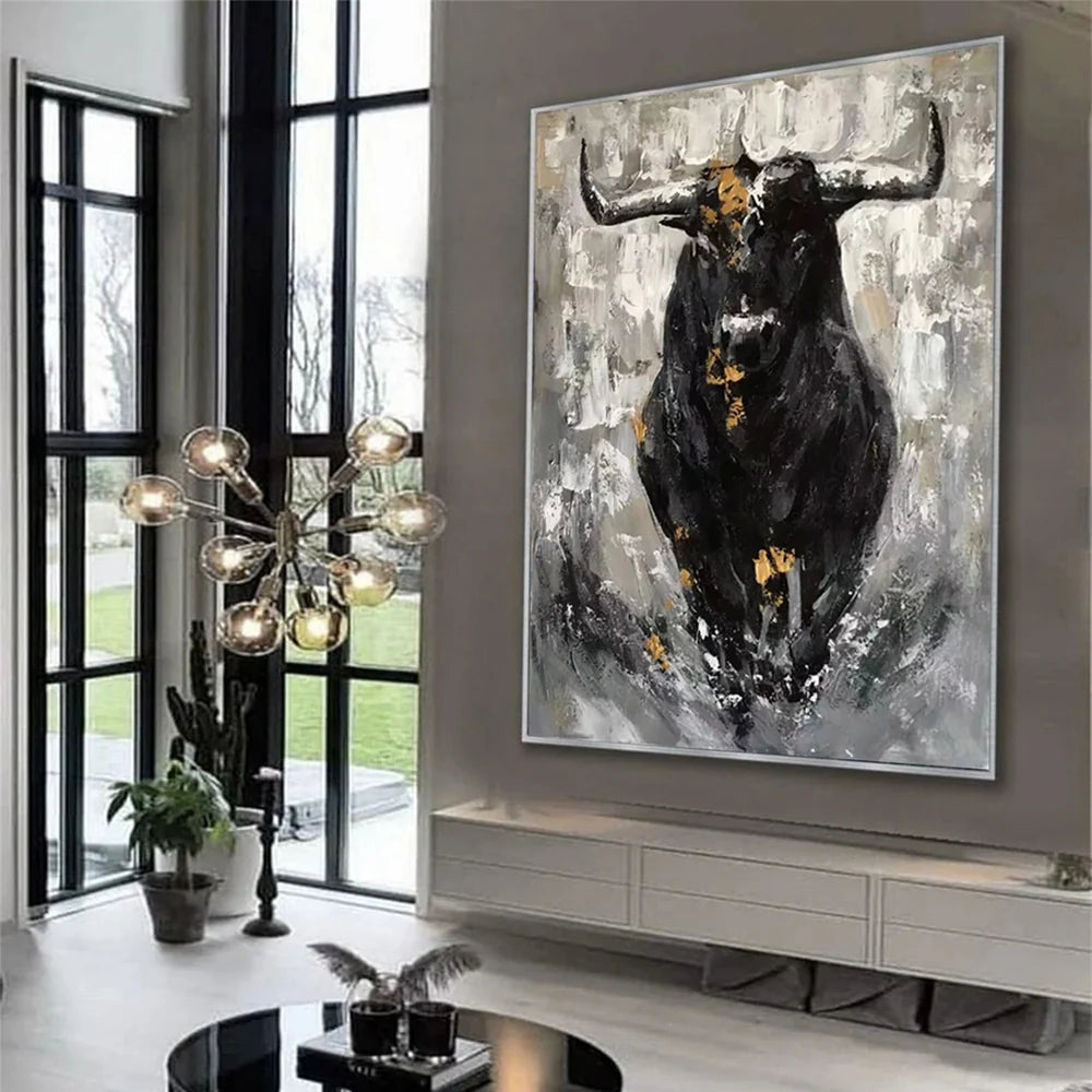 Abstract Animal Canvas Art #DW040