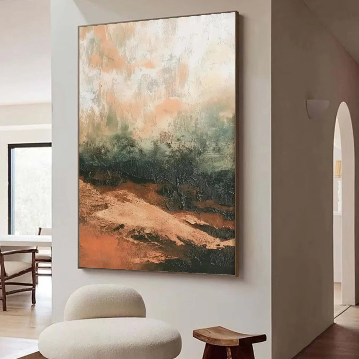Abstract Textured Wall Art #VA198