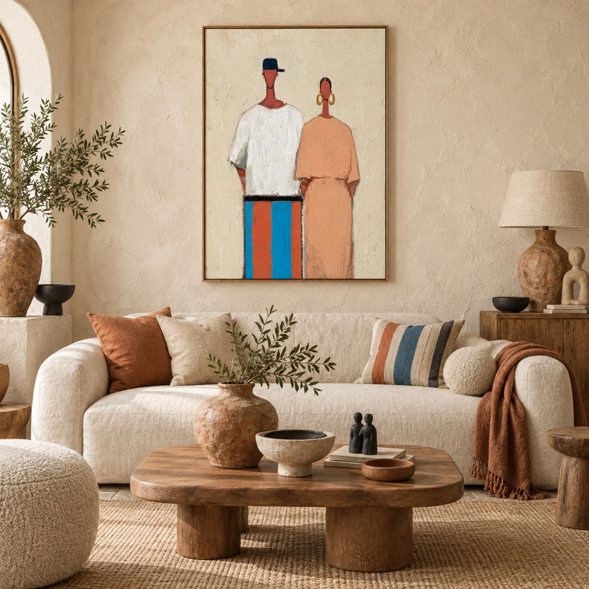 Abstract Portrait Wall Art #LA095