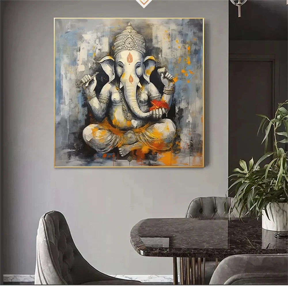Abstract Animal Canvas Art #DW045