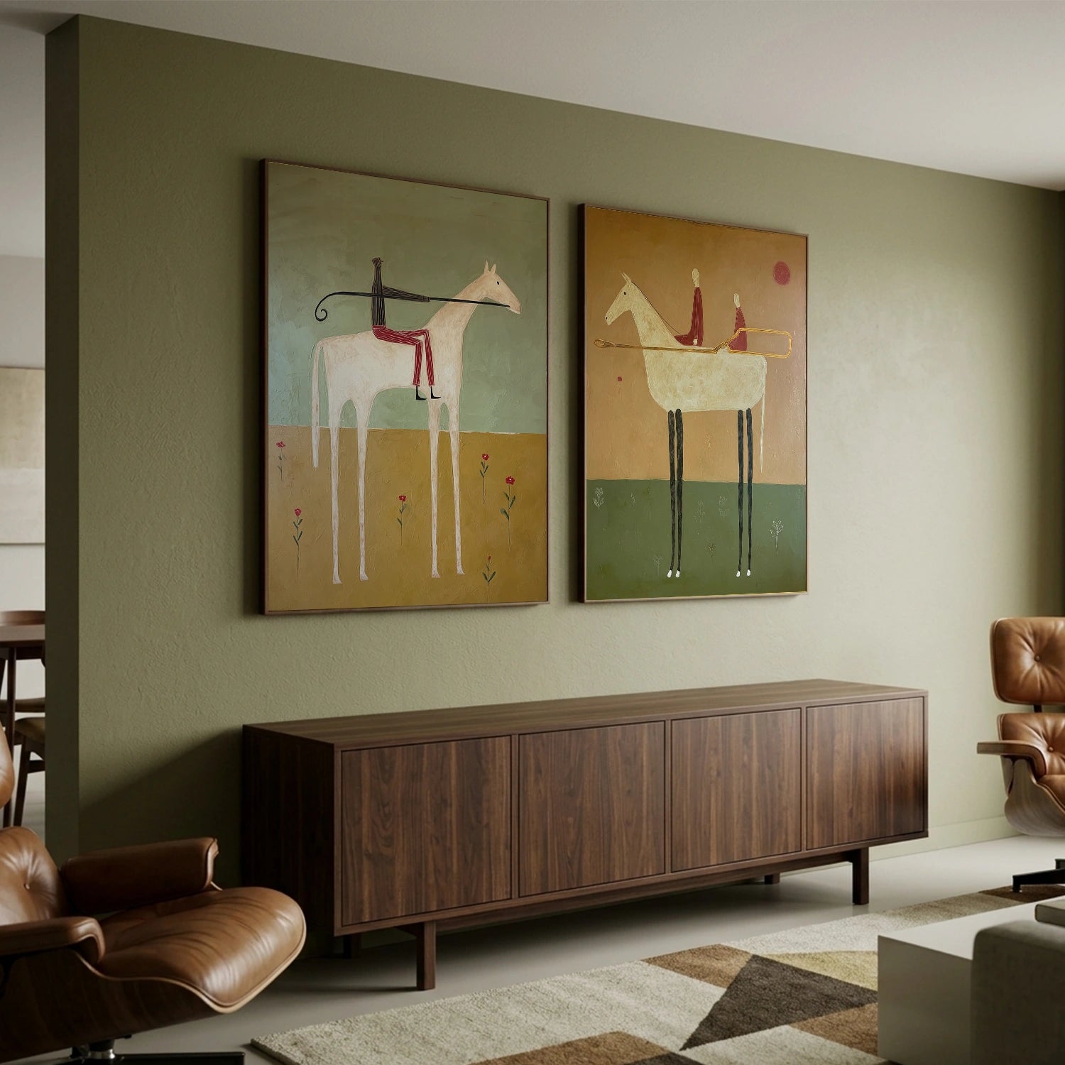 Americana Wall Art Set of 2 #AM081