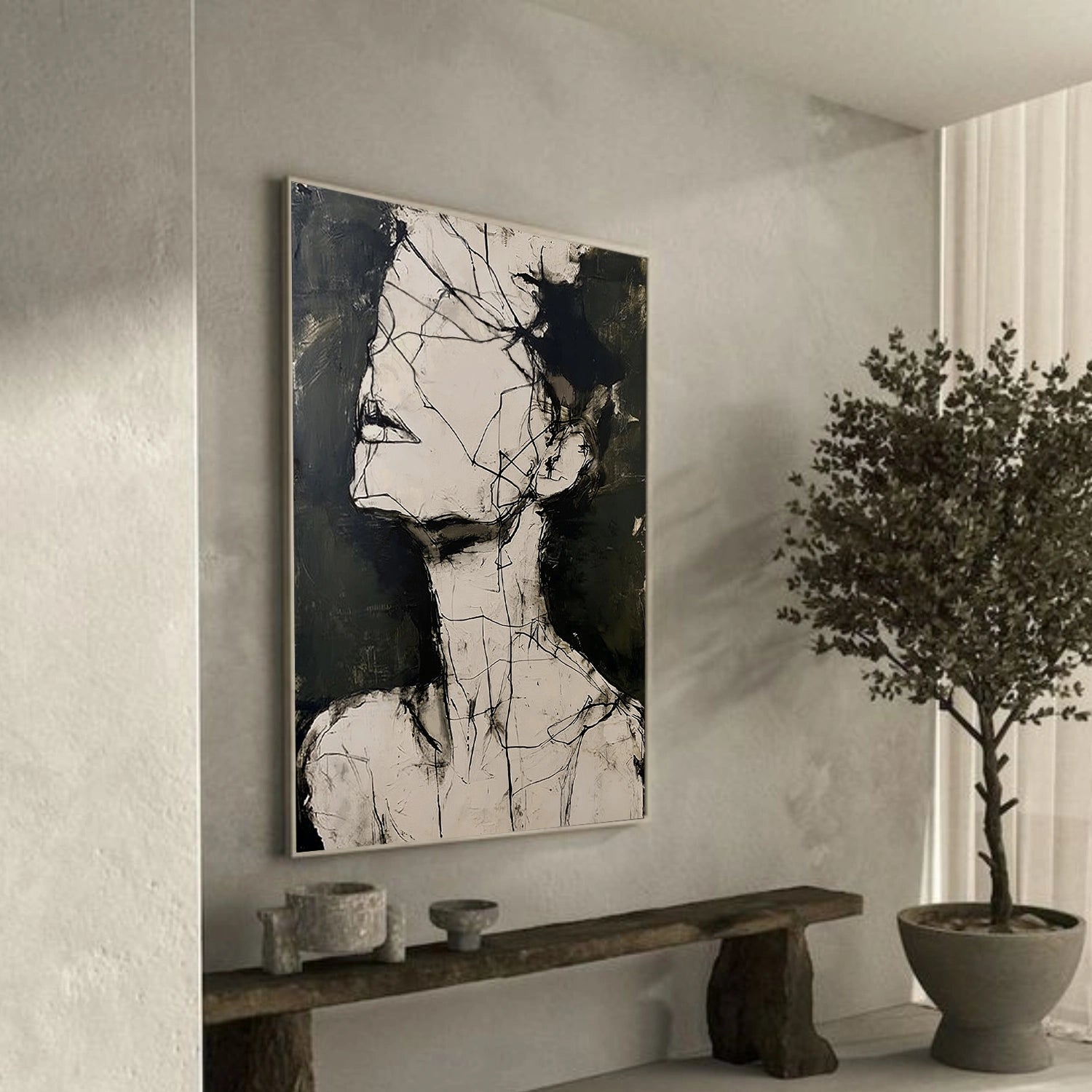 Abstract Portrait Wall Art #LA069