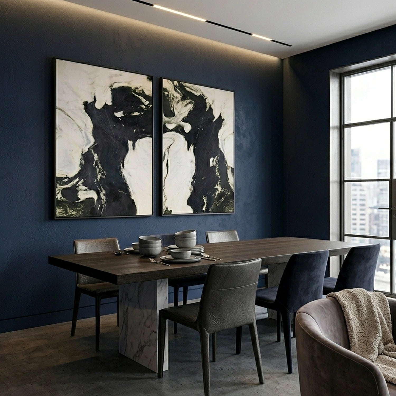 Abstract Wall Art Set of 2 #VA297