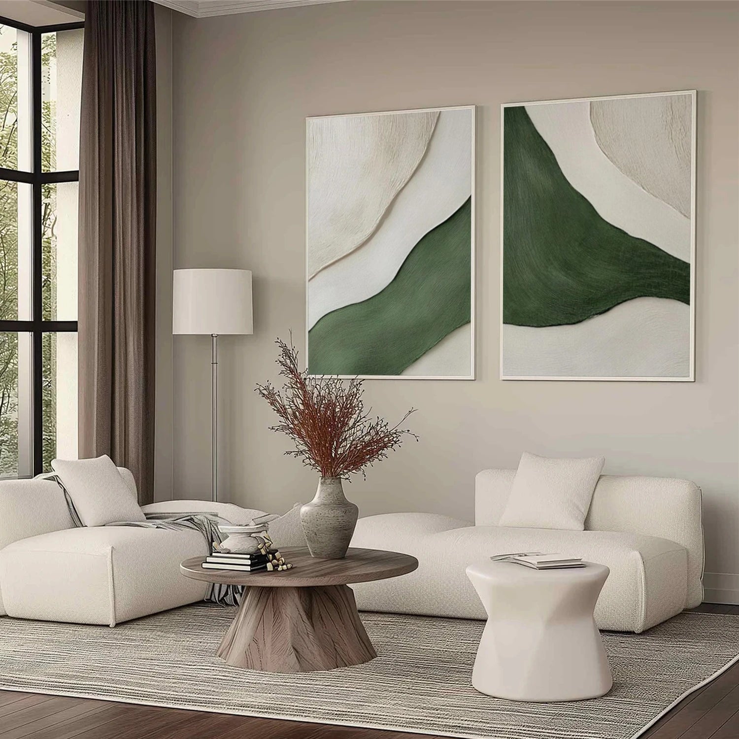 Minimalist Canvas Art Set of 2 #WM139