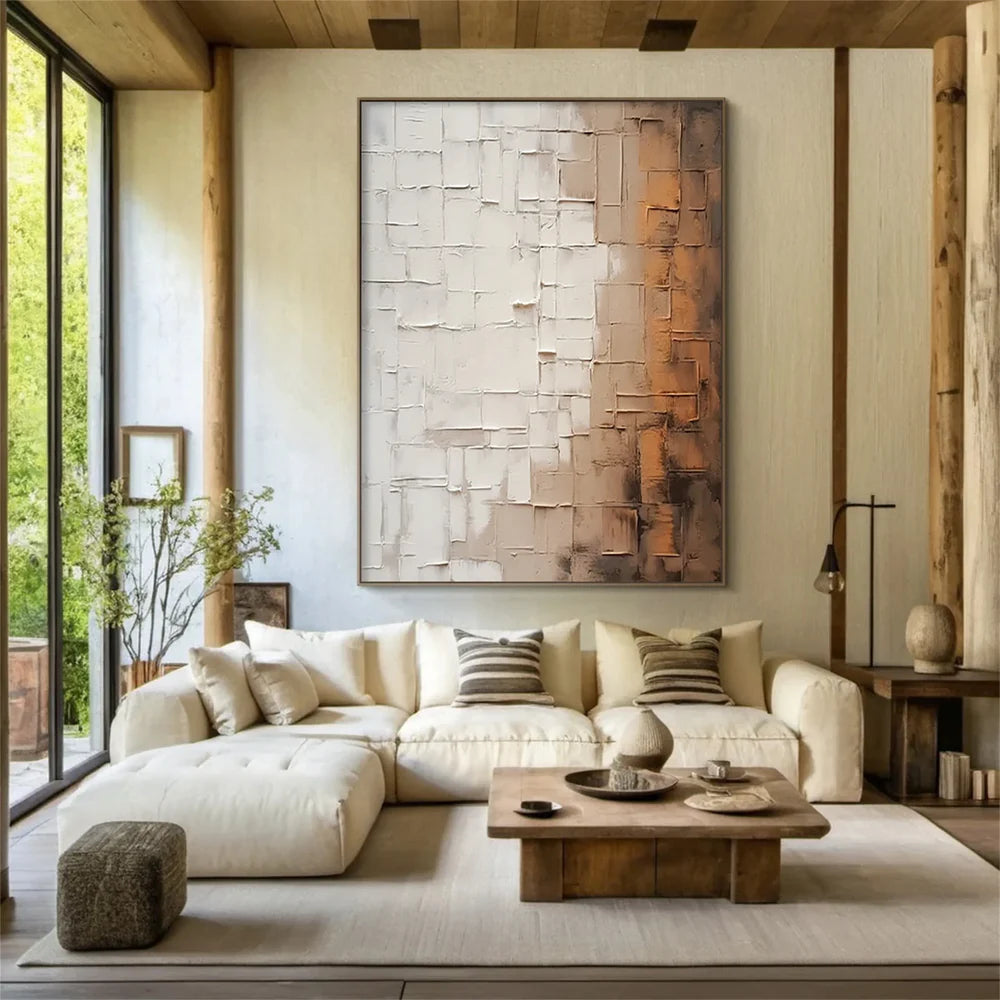 Wabi Sabi Textured Wall Art #VS058