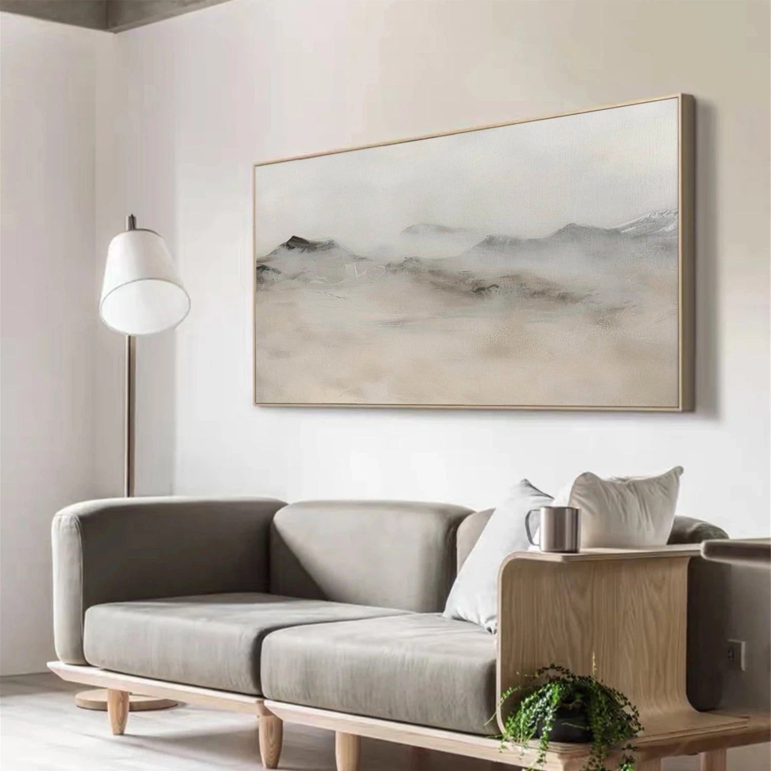 Abstract Mountain Canvas Art #BT095