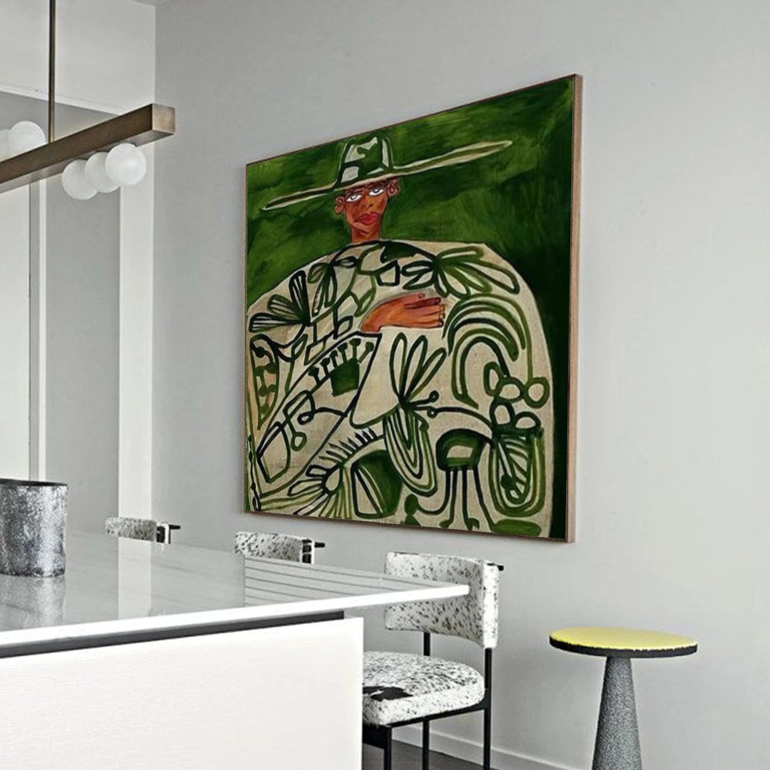 Abstract Portrait Wall Art #LA062