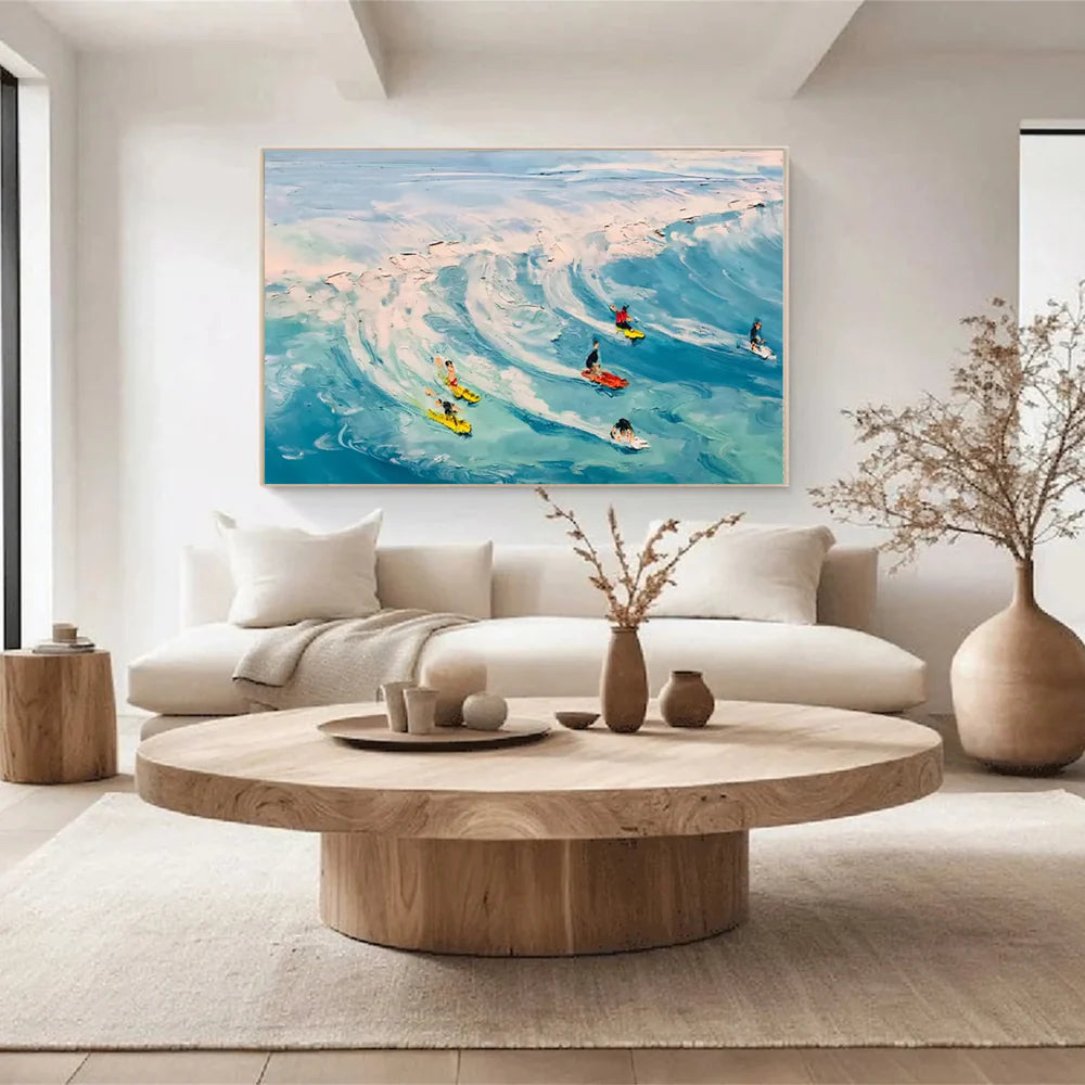 Surfing Sport Canvas Painting #PB028
