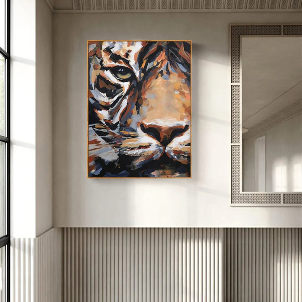 Abstract Animal Canvas Art #DW011