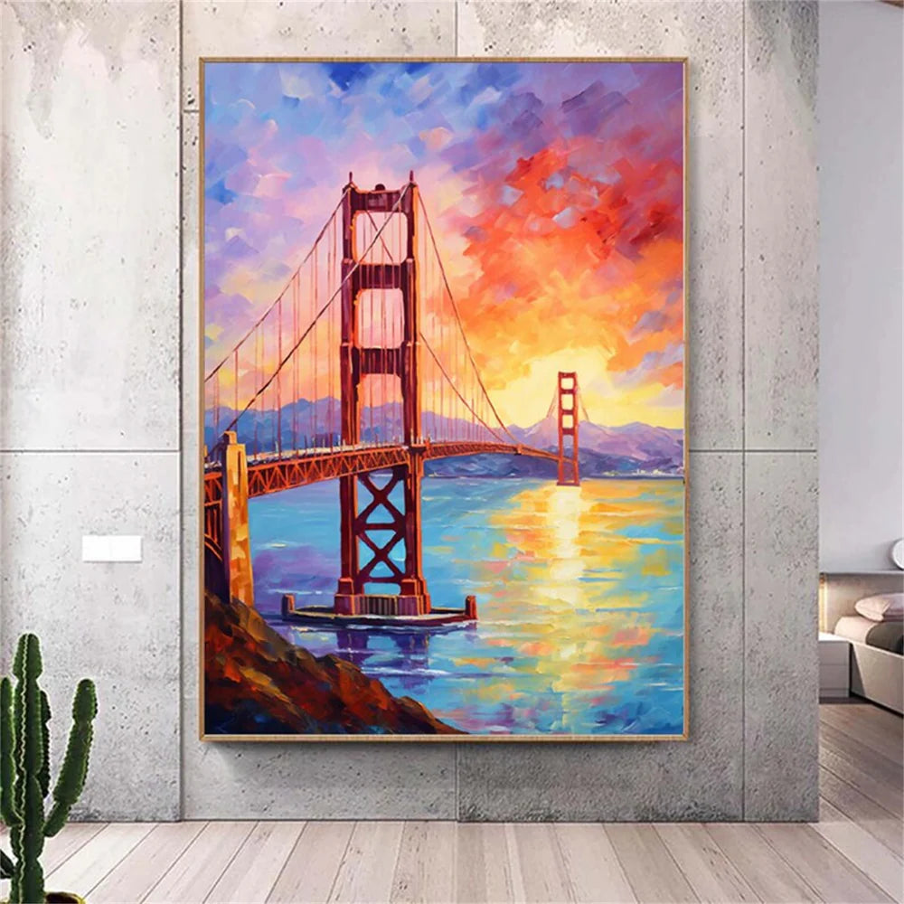 Abstract Urban Landscape Painting #UL007