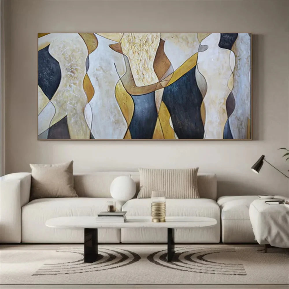 Colorful Abstract Portrait Wall Art # LA016