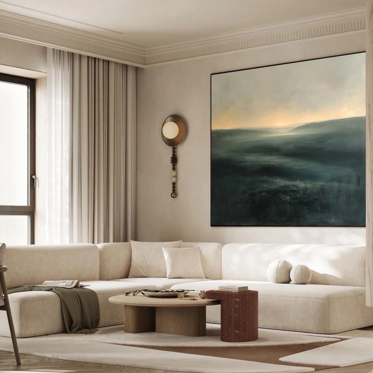 Abstract Mountain Canvas Art #BT039