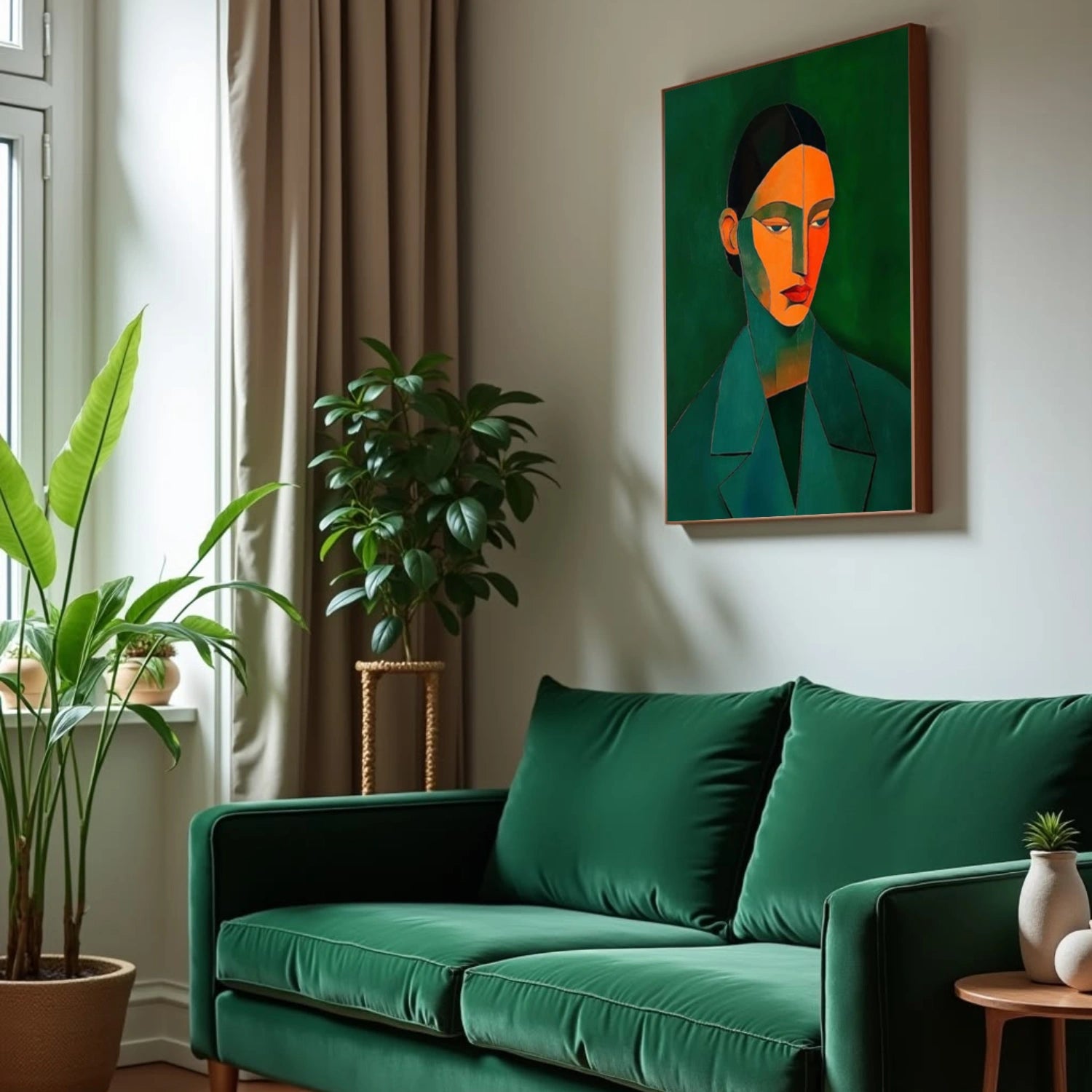 Abstract Portrait Wall Art #LA060