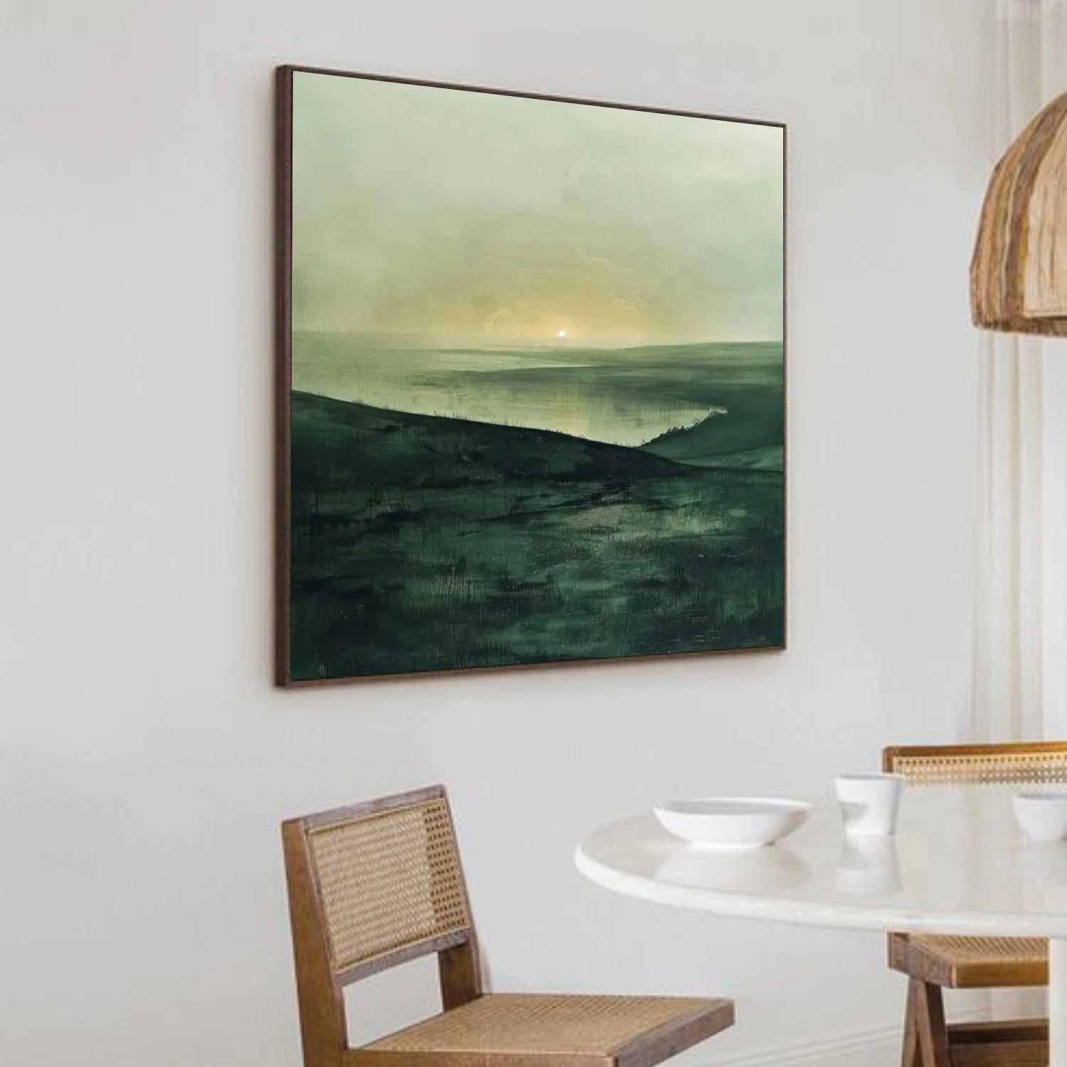 Abstract Mountain Canvas Art #BT040