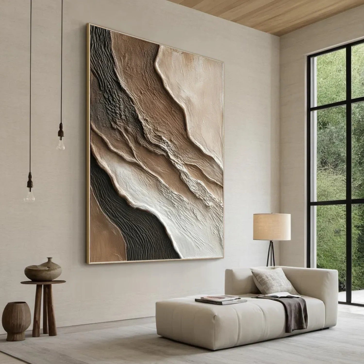 Abstract Textured Wall Art #VA217