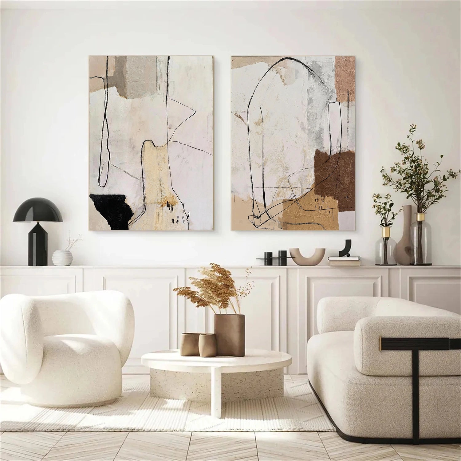 Abstract Wall Art Set of 2 #VA290
