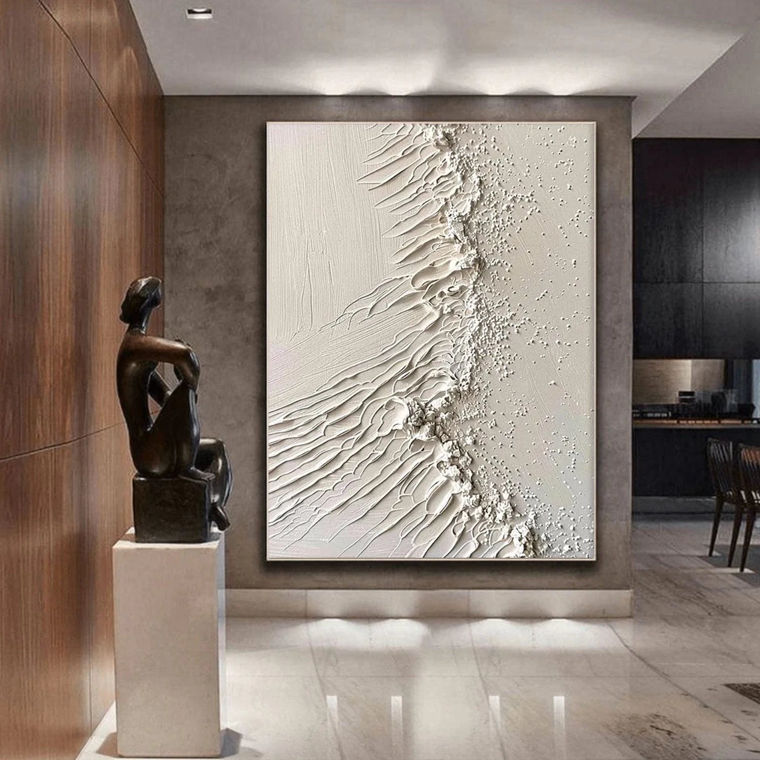 Minimalist Textured Canvas Art #WM111