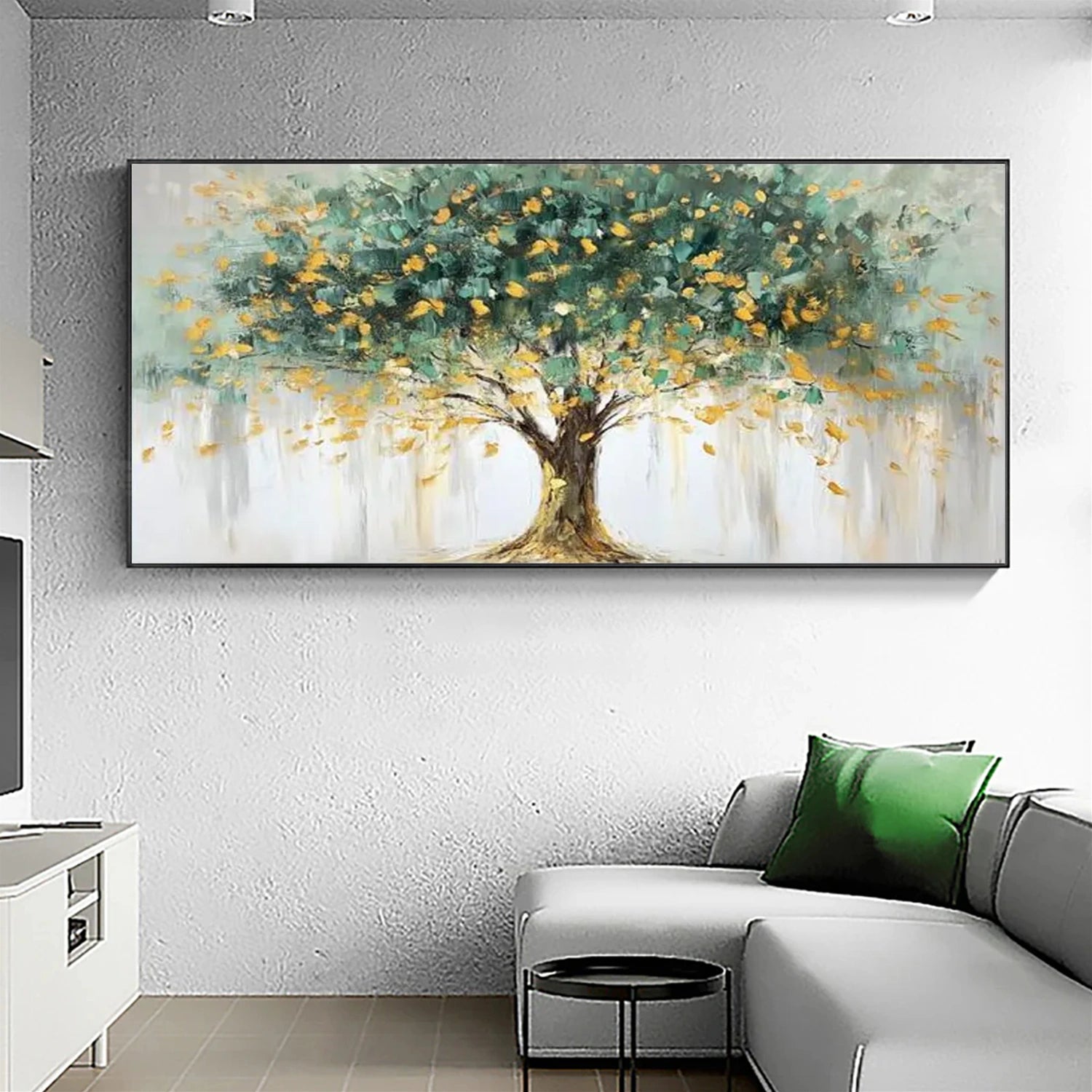 Abstract Flower And Tree Canvas Art #MF138