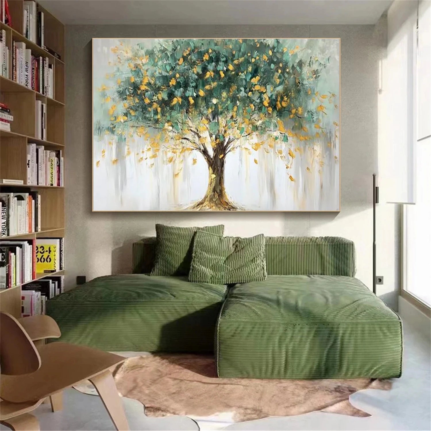 Abstract Flower And Tree Canvas Art #MF138