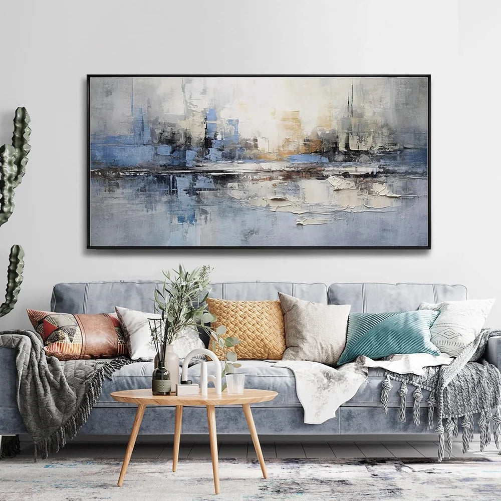 Abstract Urban Landscape Textured Painting #UL001