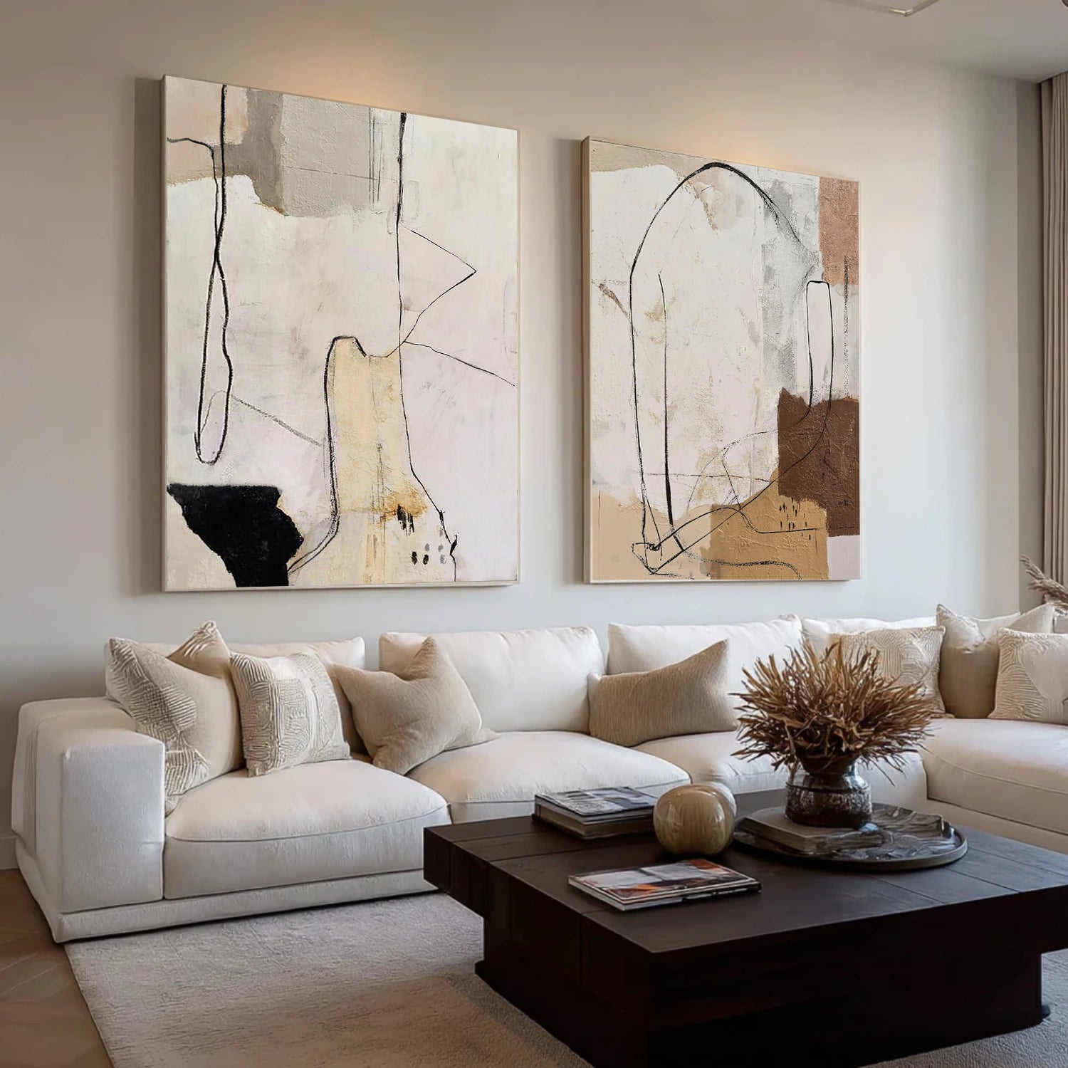 Abstract Wall Art Set of 2 #VA290