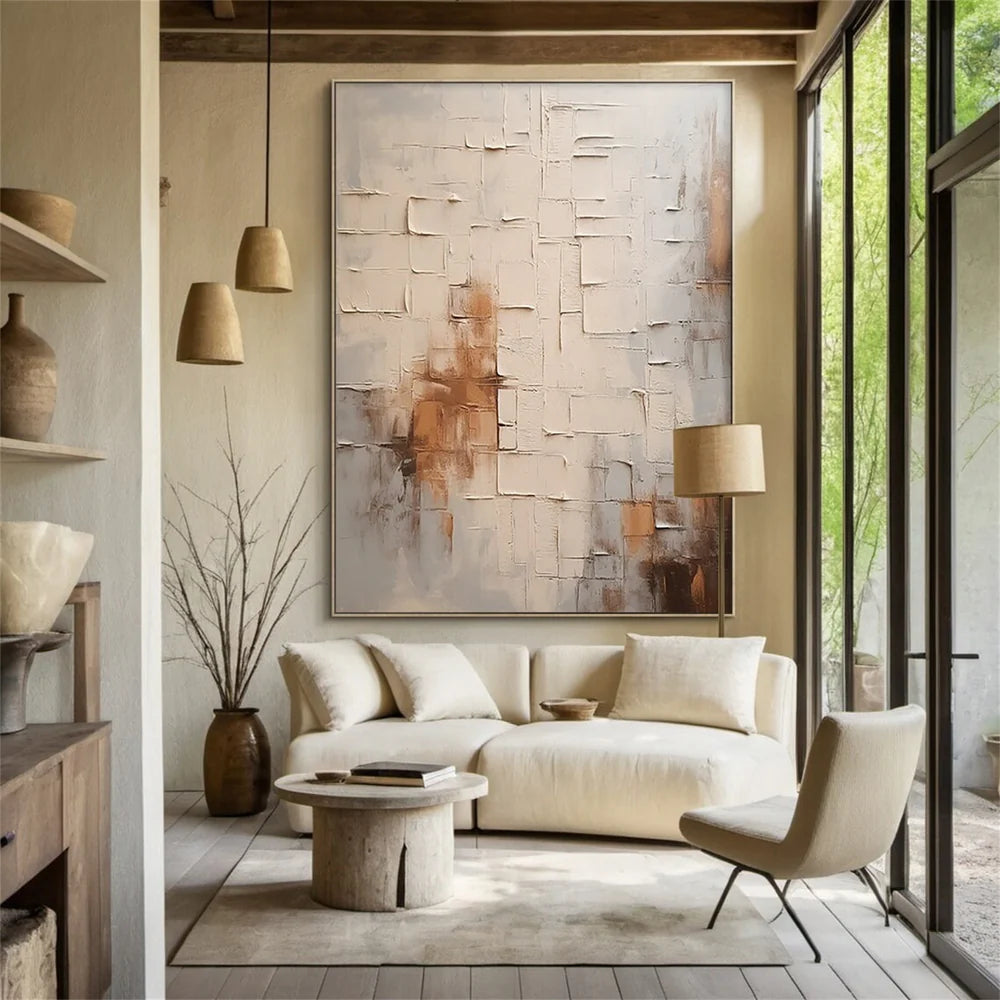 Wabi Sabi Textured Wall Art #VS026