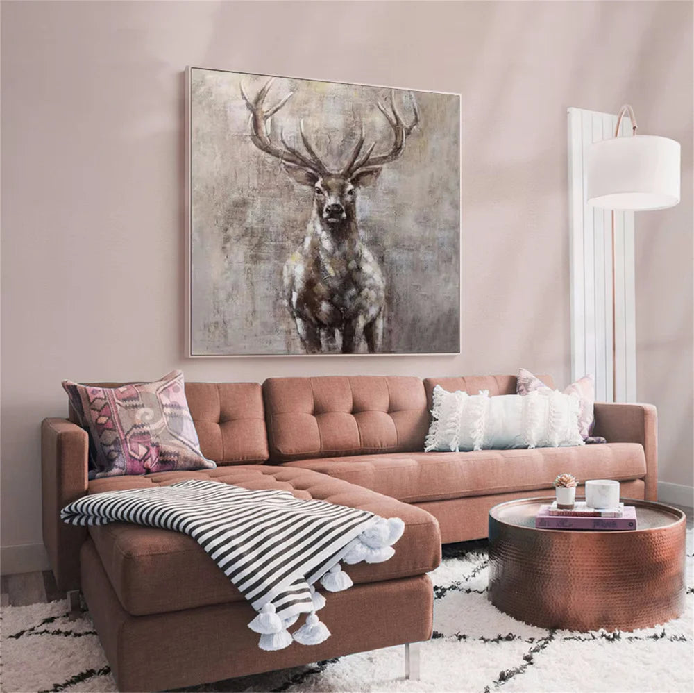 Abstract Animal Canvas Art #DW039