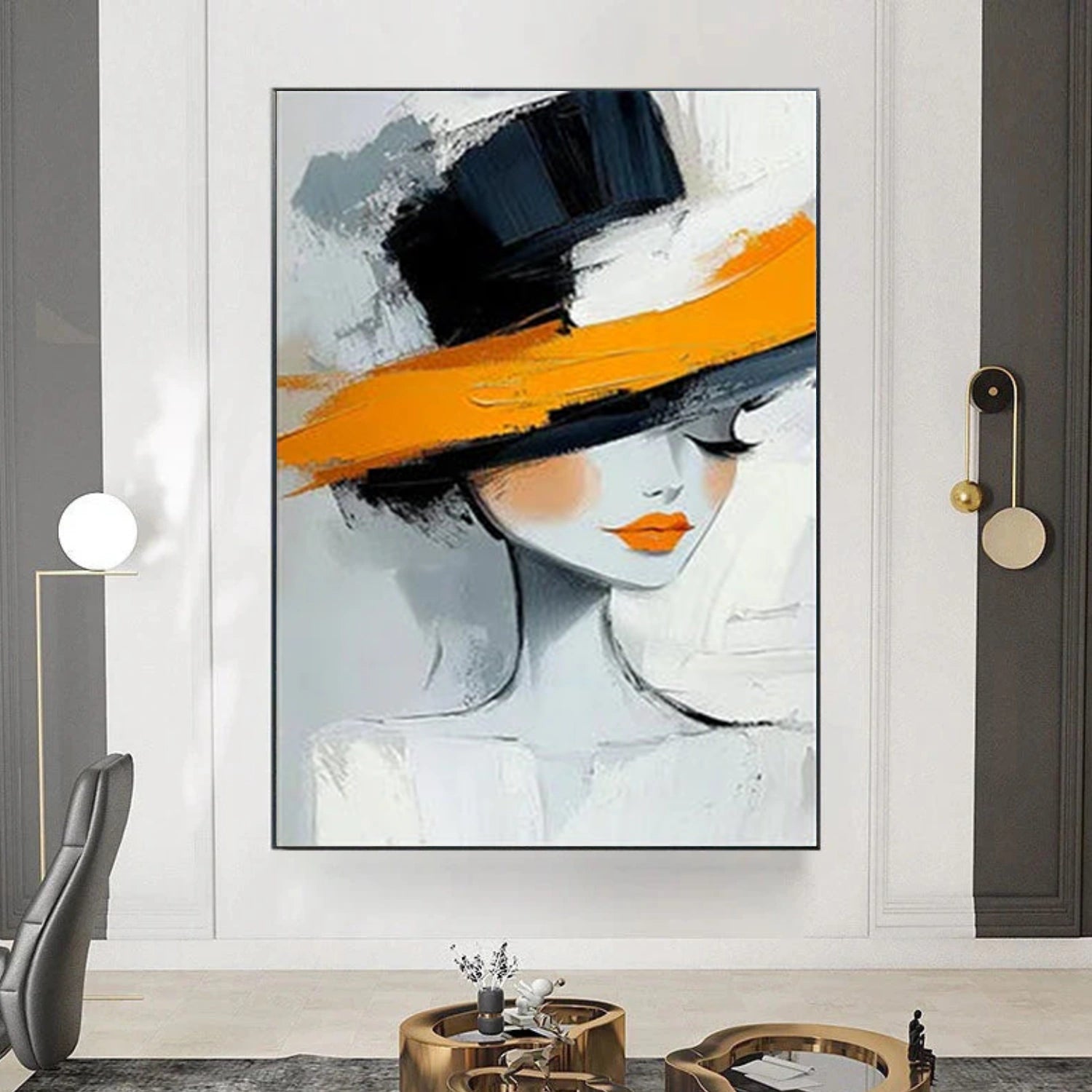 Abstract Portrait Wall Art # LA047
