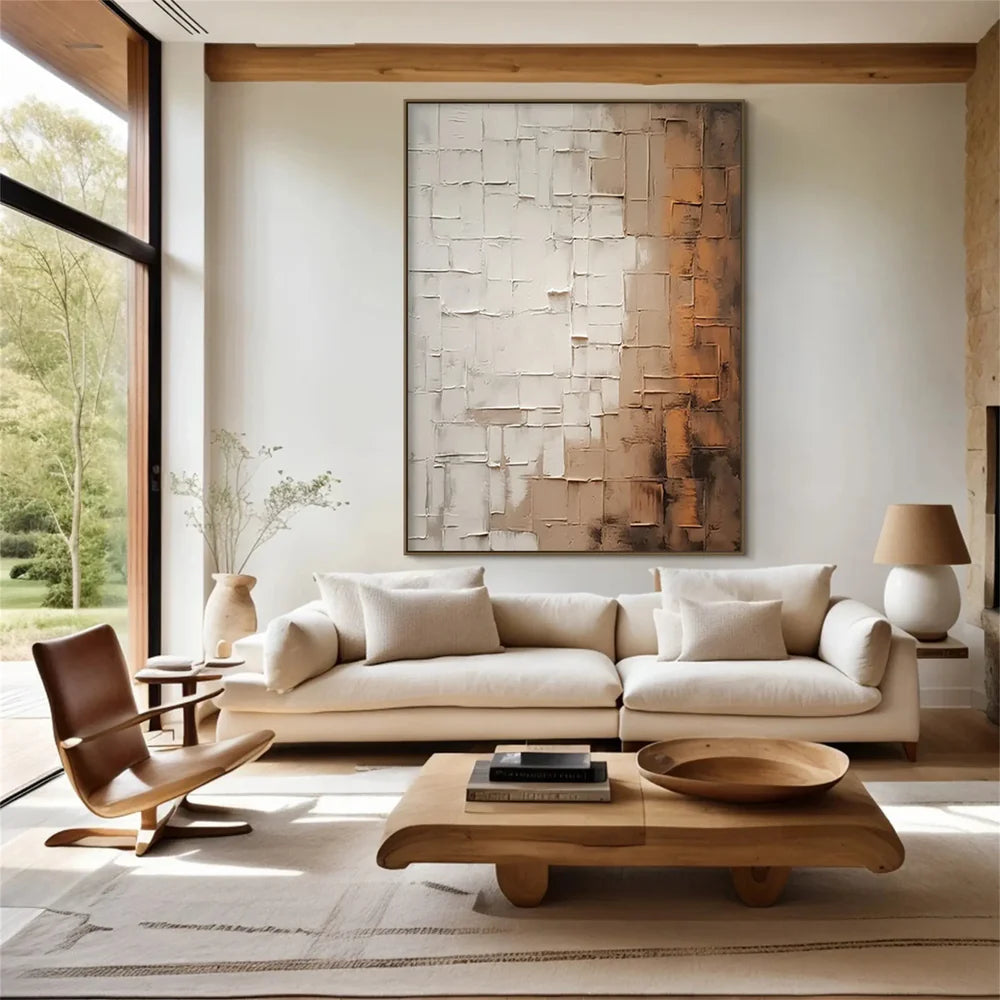 Wabi Sabi Textured Wall Art #VS058