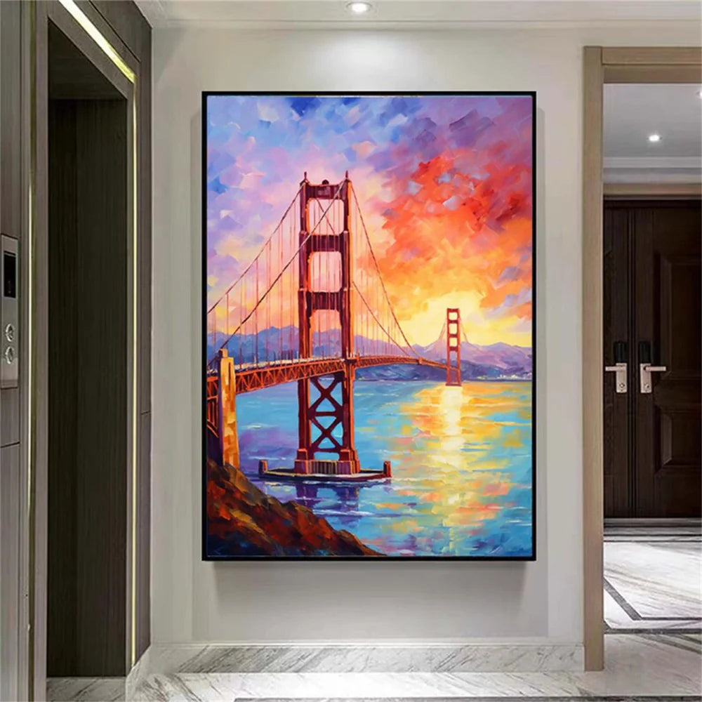 Abstract Urban Landscape Painting #UL007