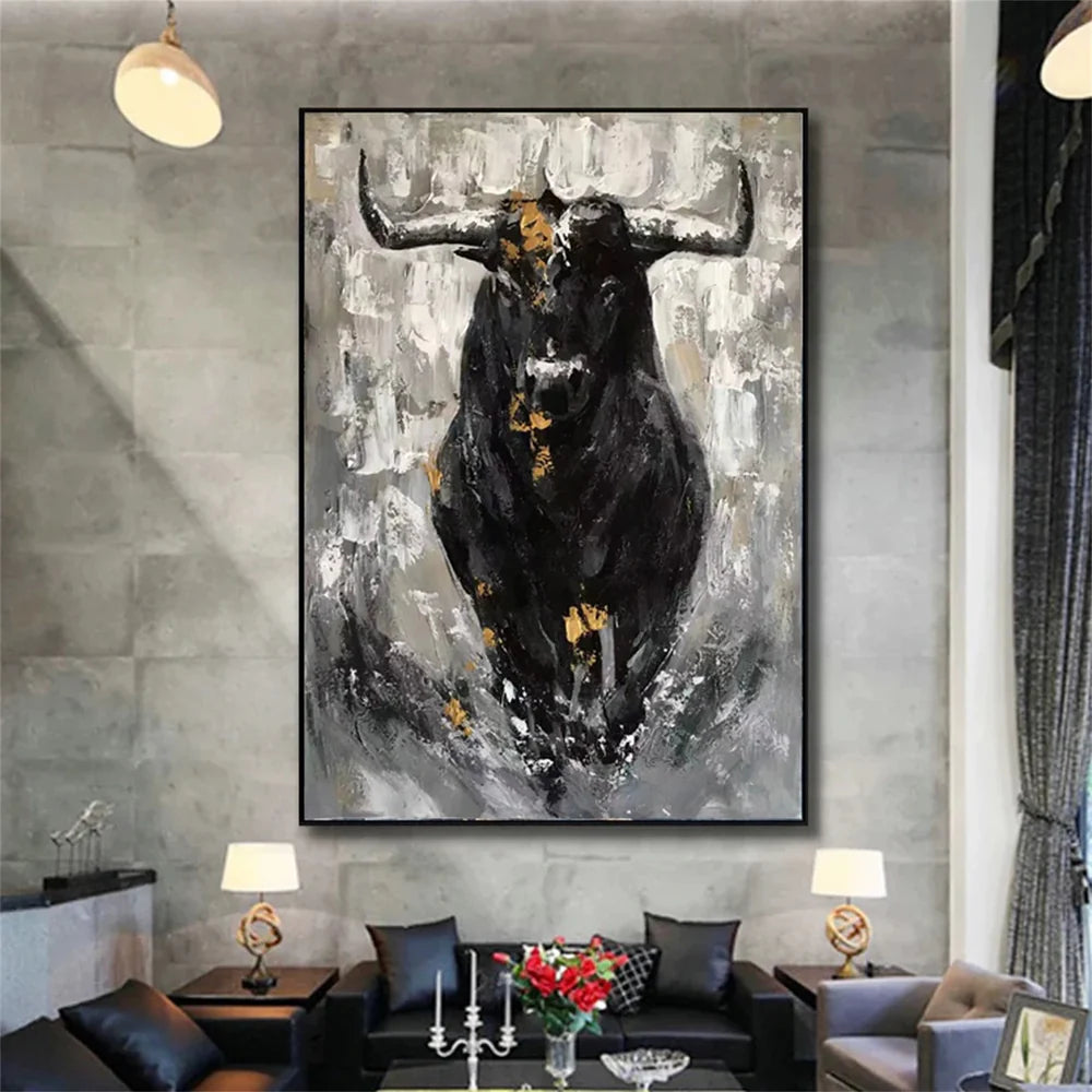Abstract Animal Canvas Art #DW040