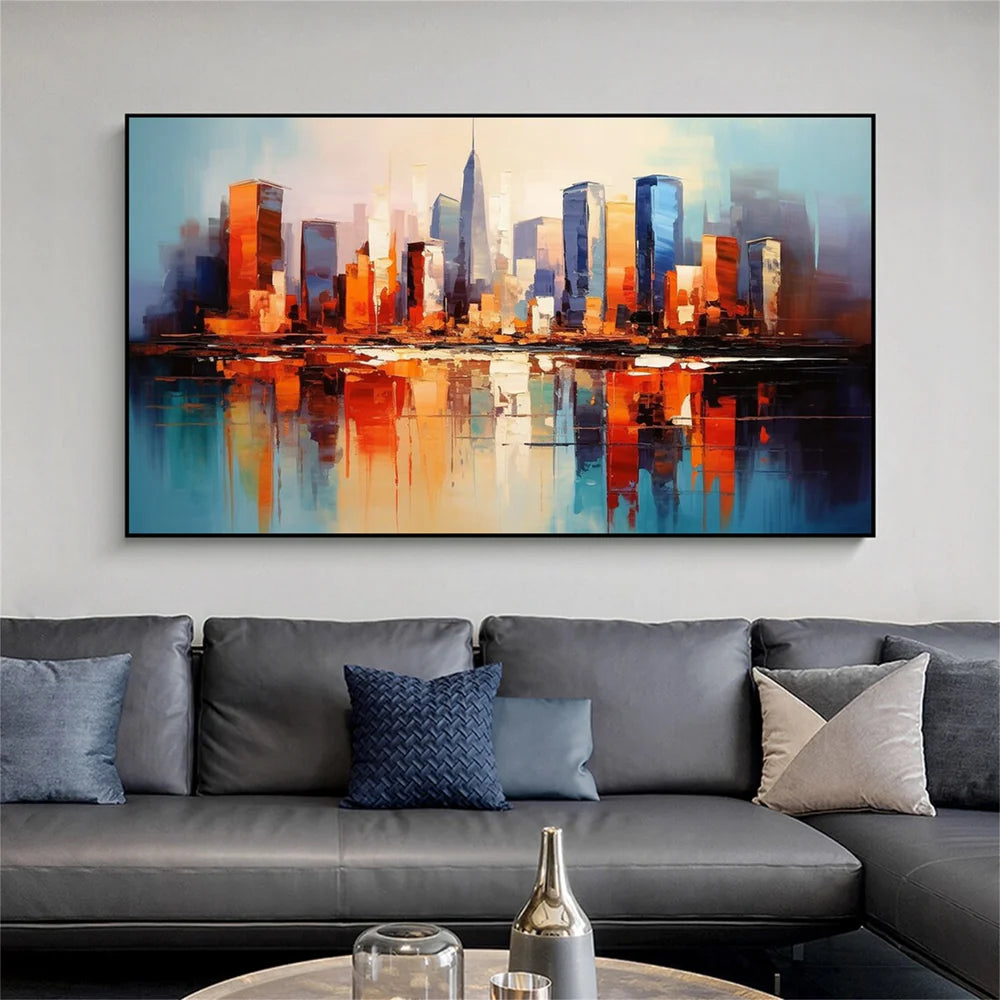 Abstract Urban Landscape Painting #UL013