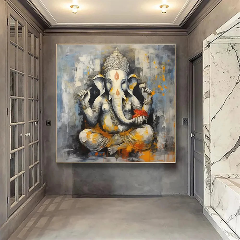 Abstract Animal Canvas Art #DW045
