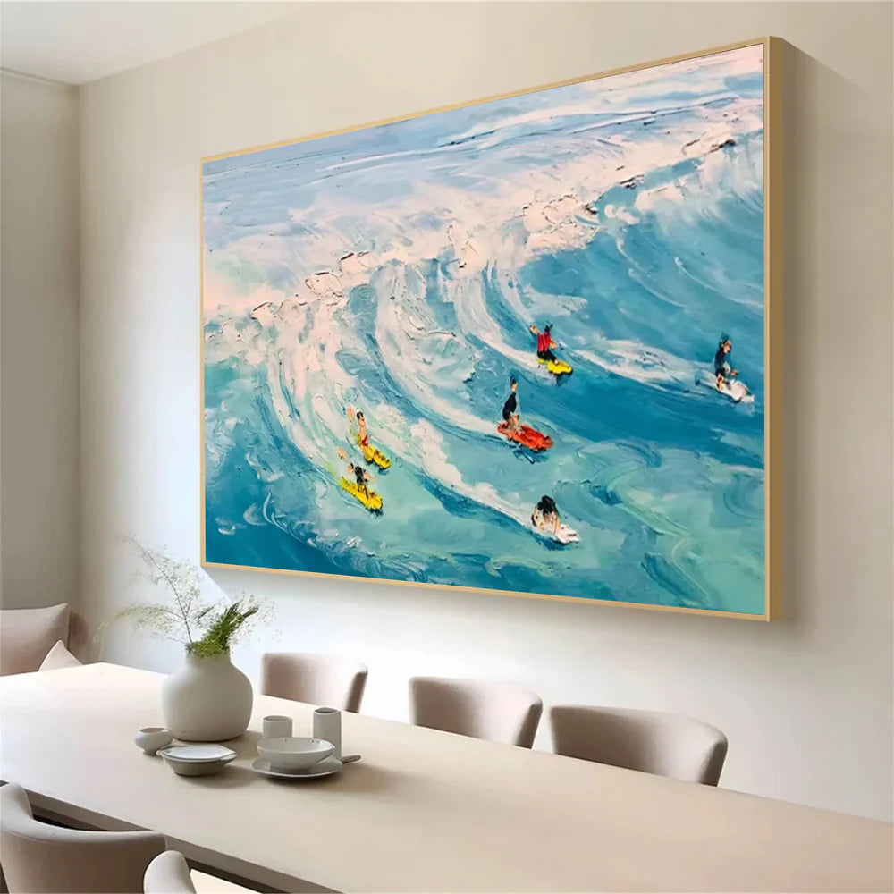 Surfing Sport Canvas Painting #PB028
