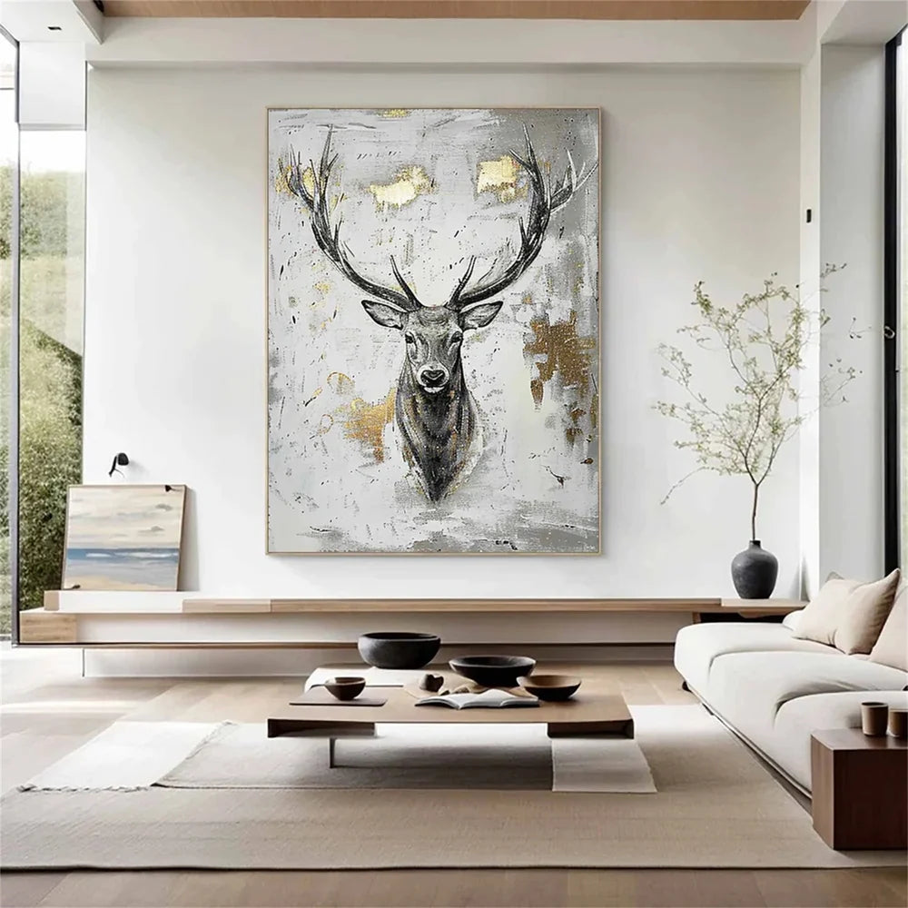 Abstract Animal Canvas Art #DW010