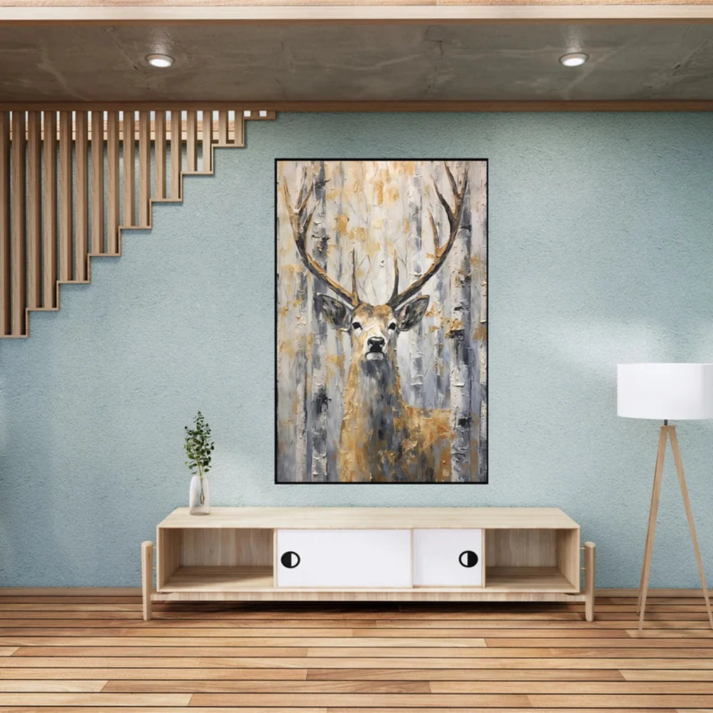 Abstract Animal Canvas Art #DW037