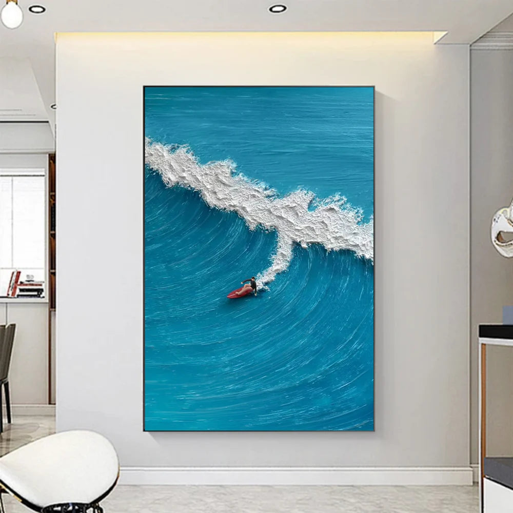 Surfing Sport Canvas Painting #PB020