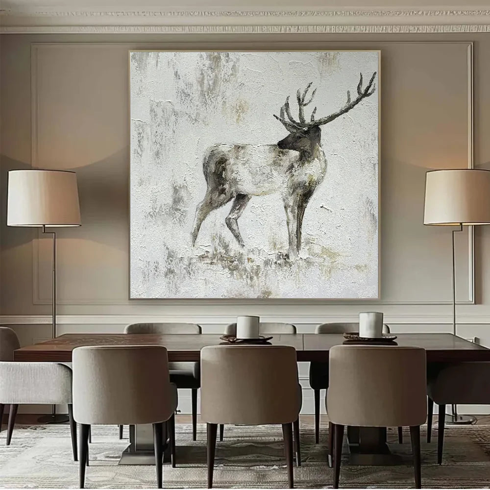 Abstract Animal Canvas Art #DW018