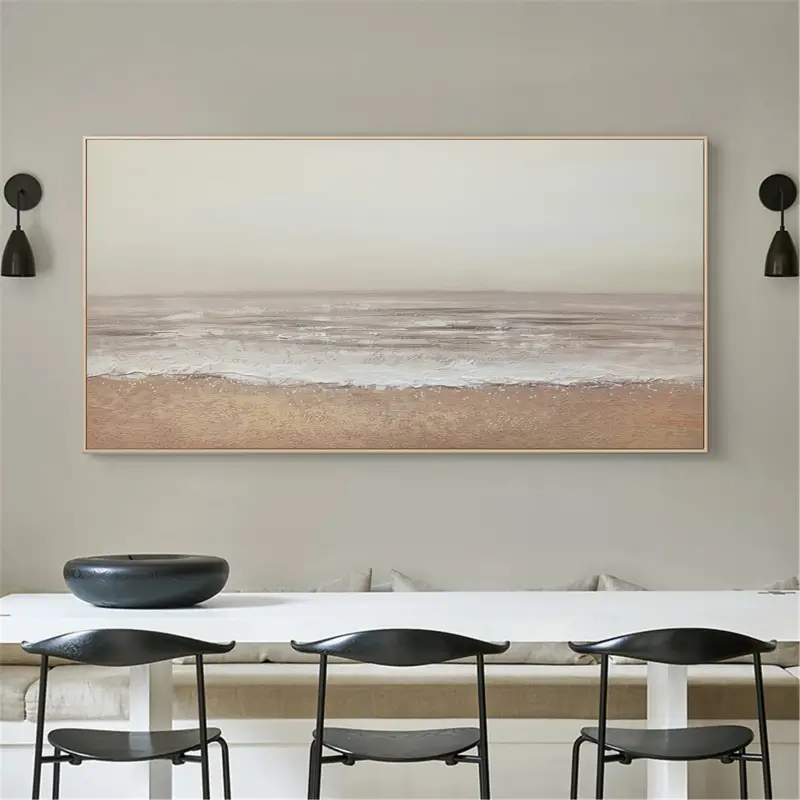 Abstract Ocean And Sky Canvas Art #OC067