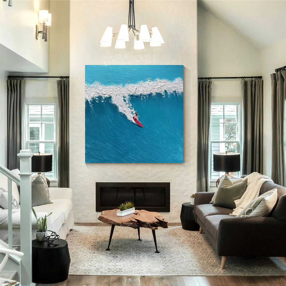 Surfing Sport Canvas Painting #PB019