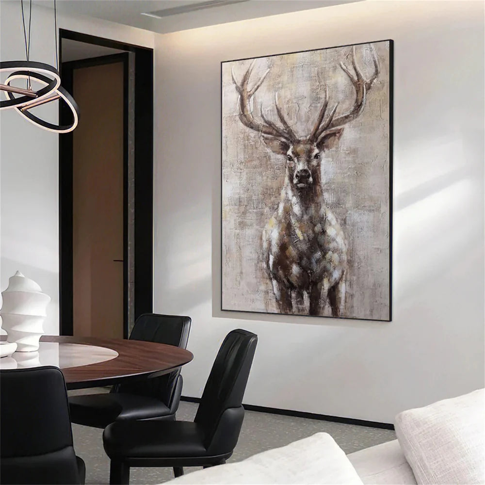 Abstract Animal Canvas Art #DW001