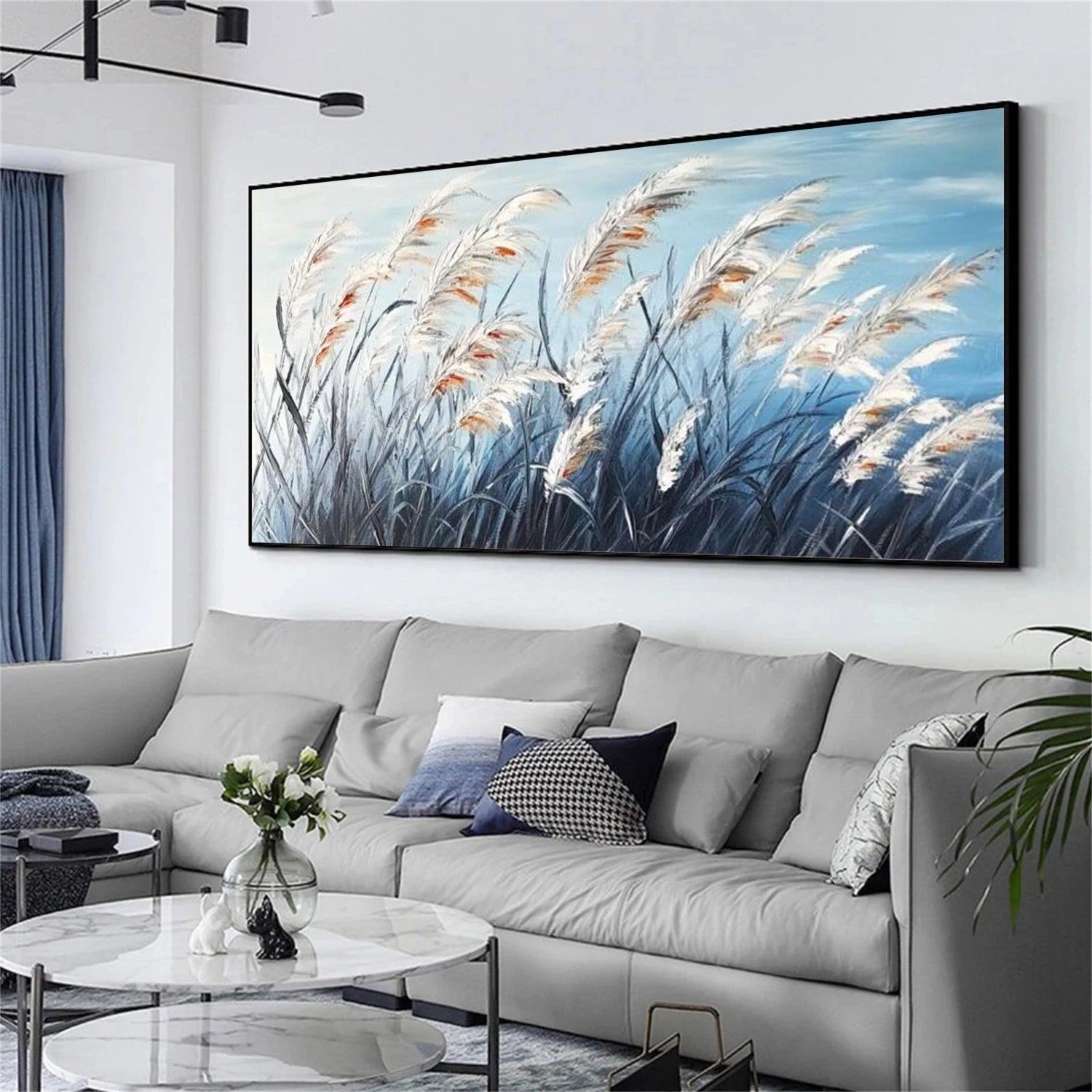 Abstract Flower And Tree Canvas Art #MF139