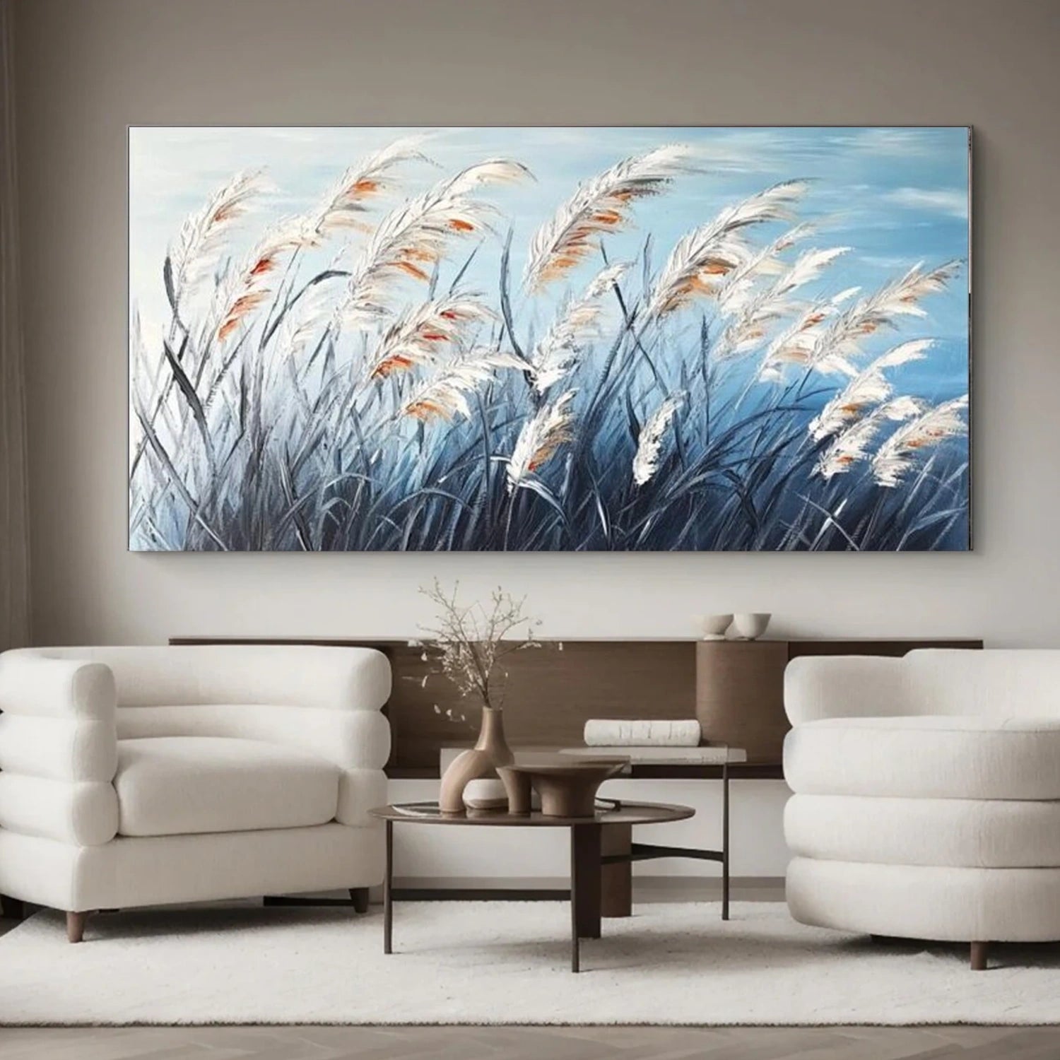 Abstract Flower And Tree Canvas Art #MF139
