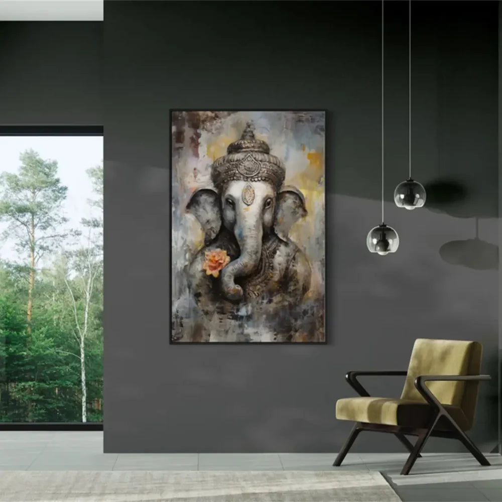 Abstract Animal Canvas Art #DW046