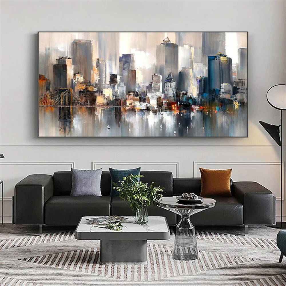 Abstract Urban Landscape Painting #UL010