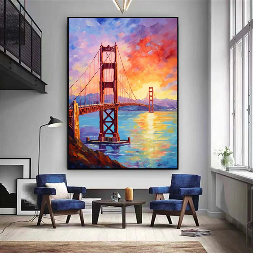 Abstract Urban Landscape Painting #UL007