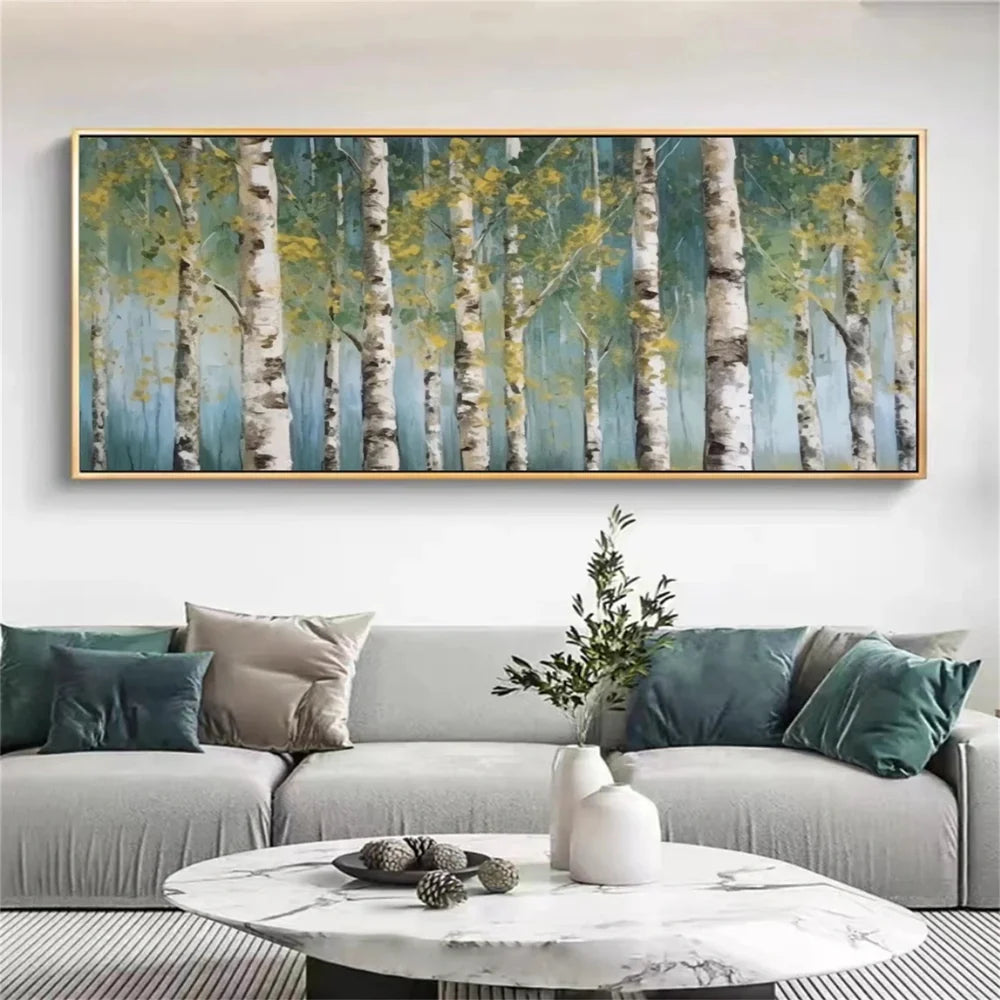 Abstract Flower And Tree Canvas Art #MF040