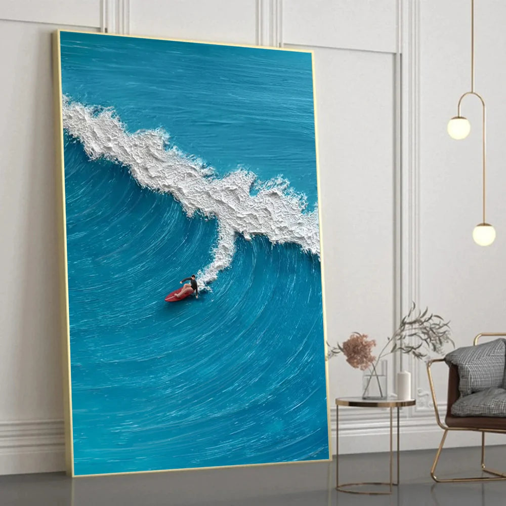 Surfing Sport Canvas Painting #PB020
